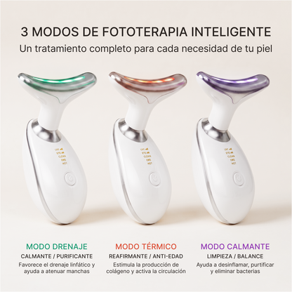 V-SCULPT™ | Masajeador térmico para perfilar el contorno, atenuar la papada y reafirmar la piel